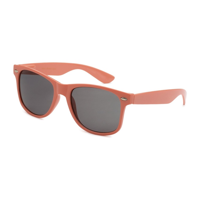 RETRO REWIND PEACH UNISEX SUNGLASSES