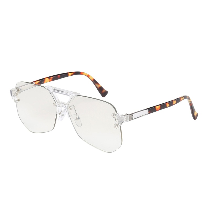 RIMLESS POLYMER FASHION FRAME Sunglasses