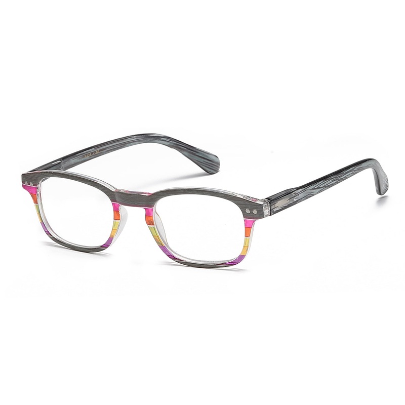 Stylish Portable Black Oval Reading Glasses – Dozen