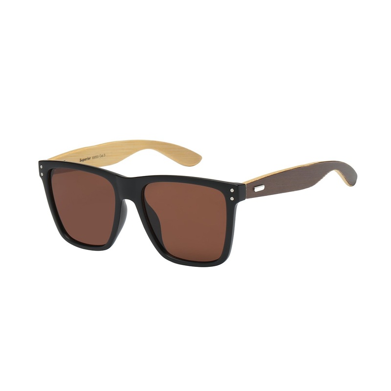 SUPERIOR TRENDY BAMBOO TEMPLE SUNGLASSES