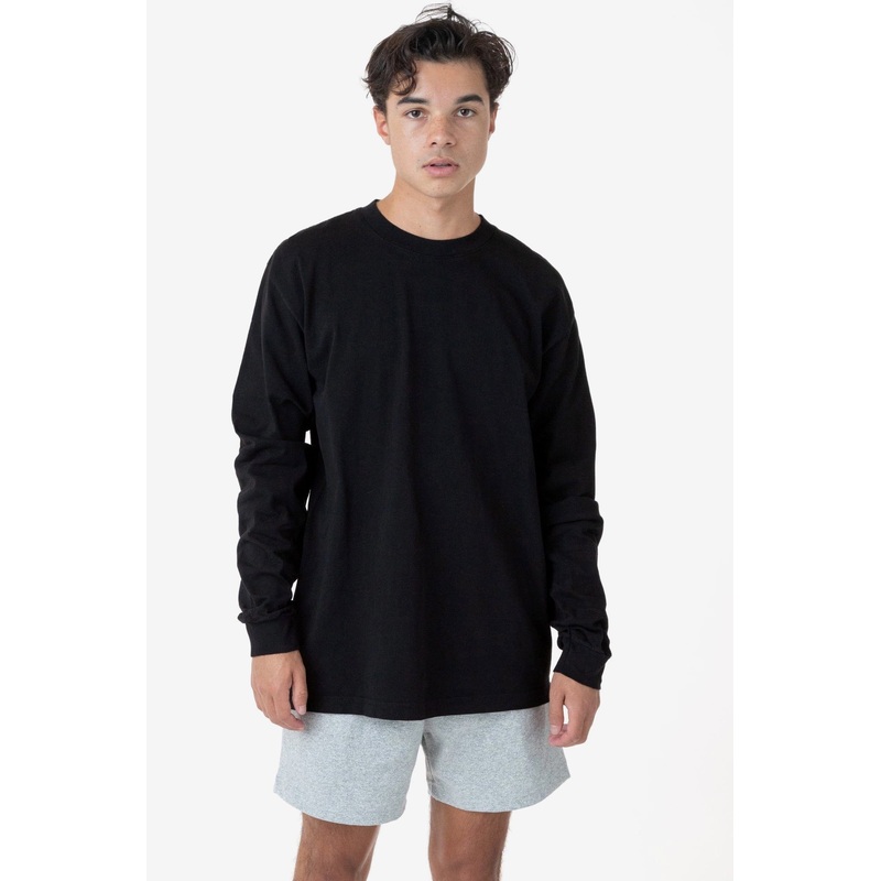 1807GD Mix – 6.5oz Long Sleeve Garment Dye Crew Neck T-Shirt