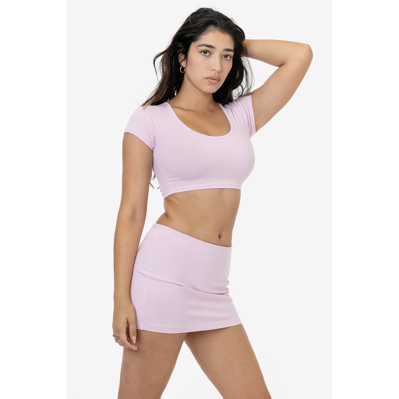 83072GD – Garment Dye Micro Crop Tee