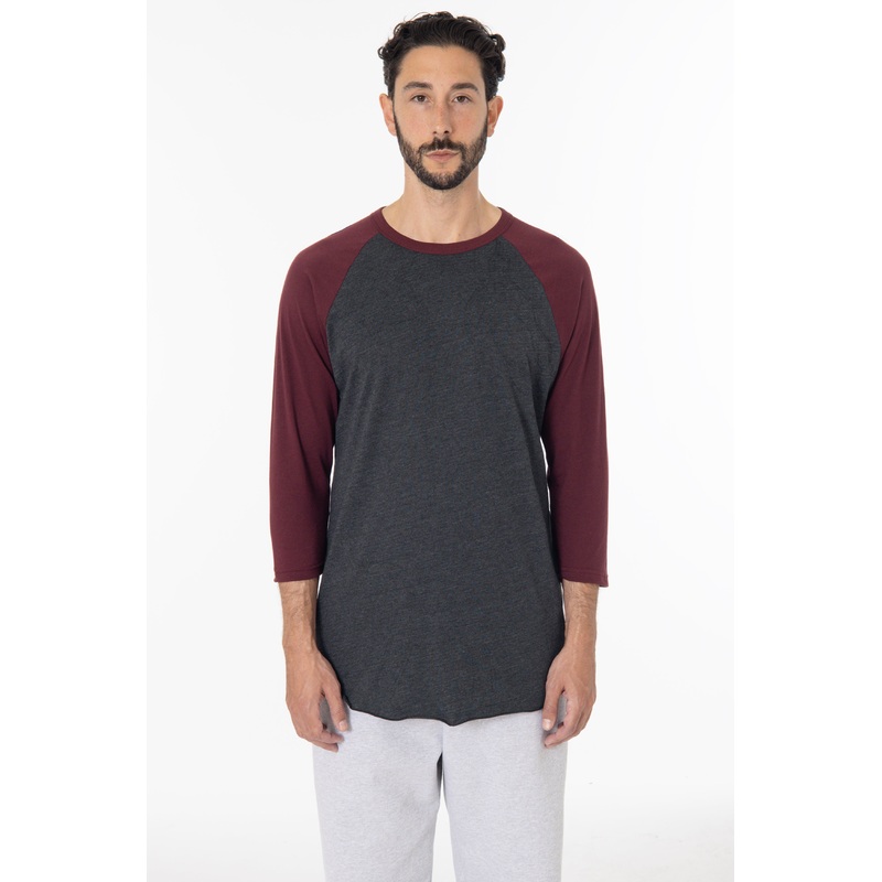 FF53 – 3/4 Sleeve Poly Cotton Raglan