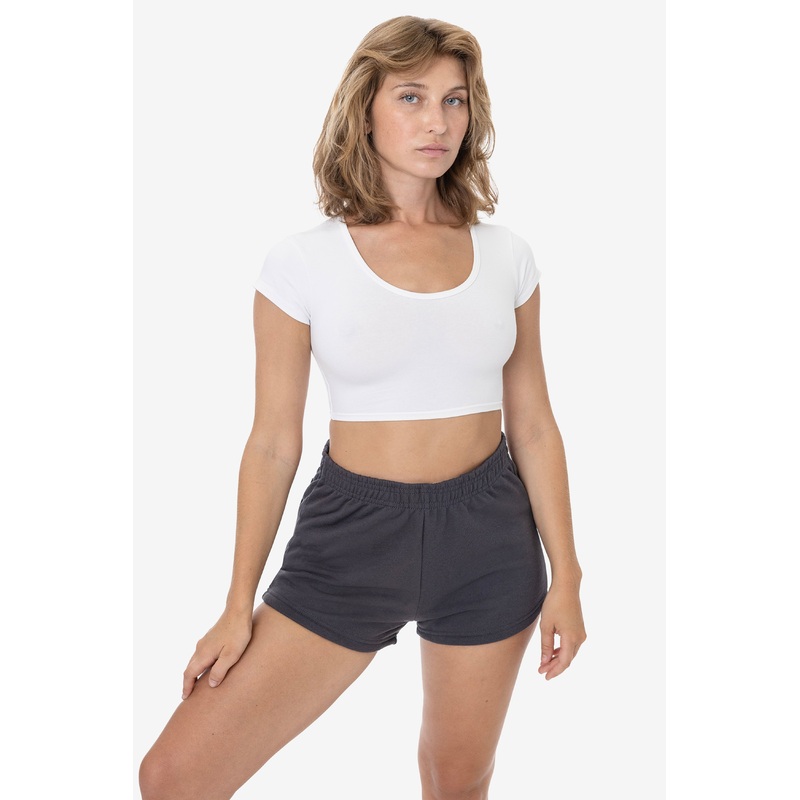 MWF314 – 10 oz. Mid-Weight Poly Cotton Fleece Short Shorts
