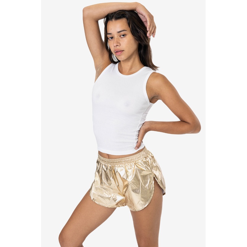 RNF304F – Metallic Nylon Foil Women’s Running Shorts