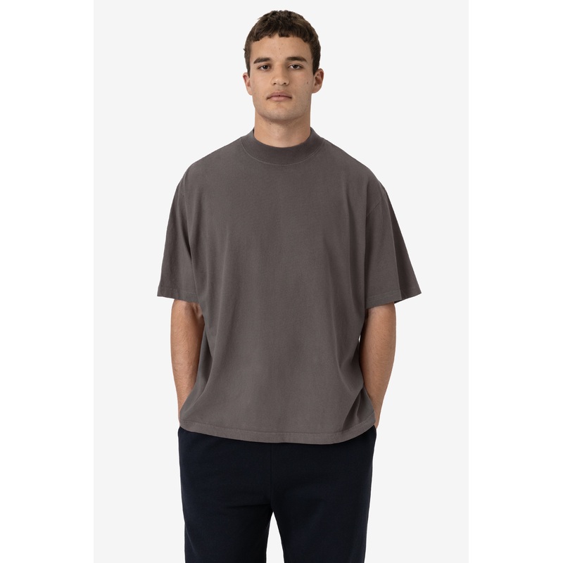 1825GD – Oversized Short Sleeve High Mockneck T-shirt