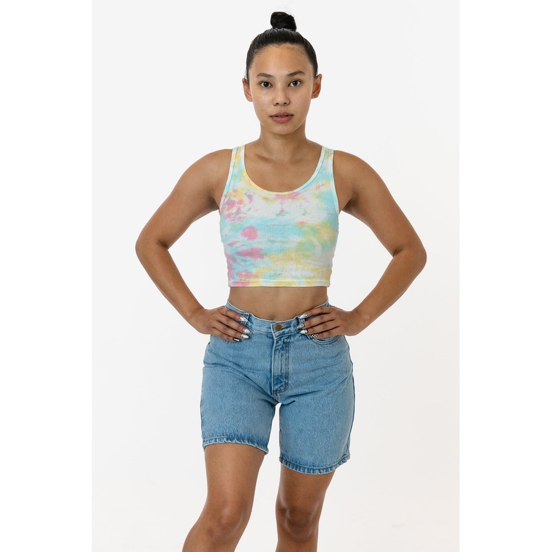 21308TD – Tie Dye 2×1 Crop Tank
