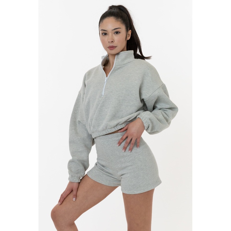 CF330 – Cotton Fleece High Waist Fitted Short