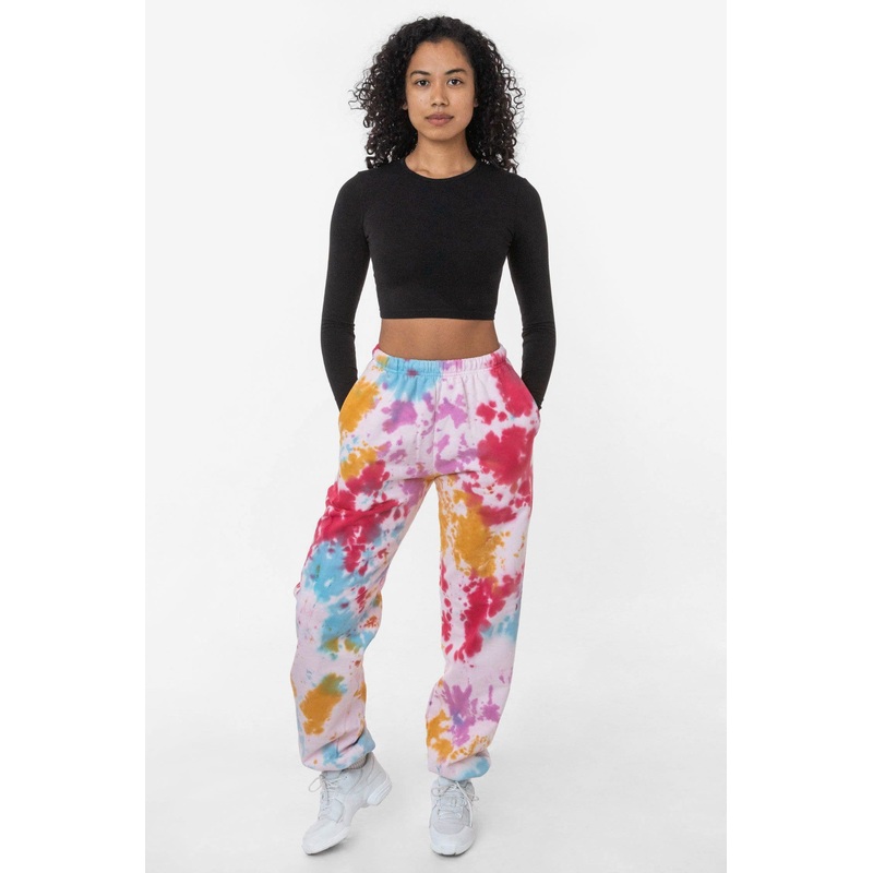 CF394TD – Tie Dye High Waist Sweatpants