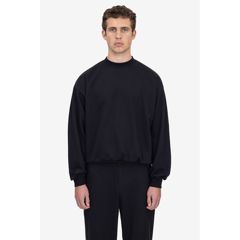 MWF1047 – 10 oz. Mid-weight Poly Cotton Fleece Wide Crewneck