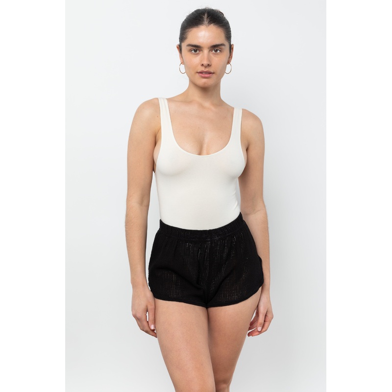 RIN304GD – Cotton Fishnet Garment Dye Shorts