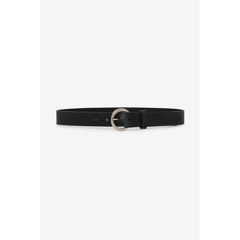 RSALBT03 – Unisex Round Buckle Leather Belt