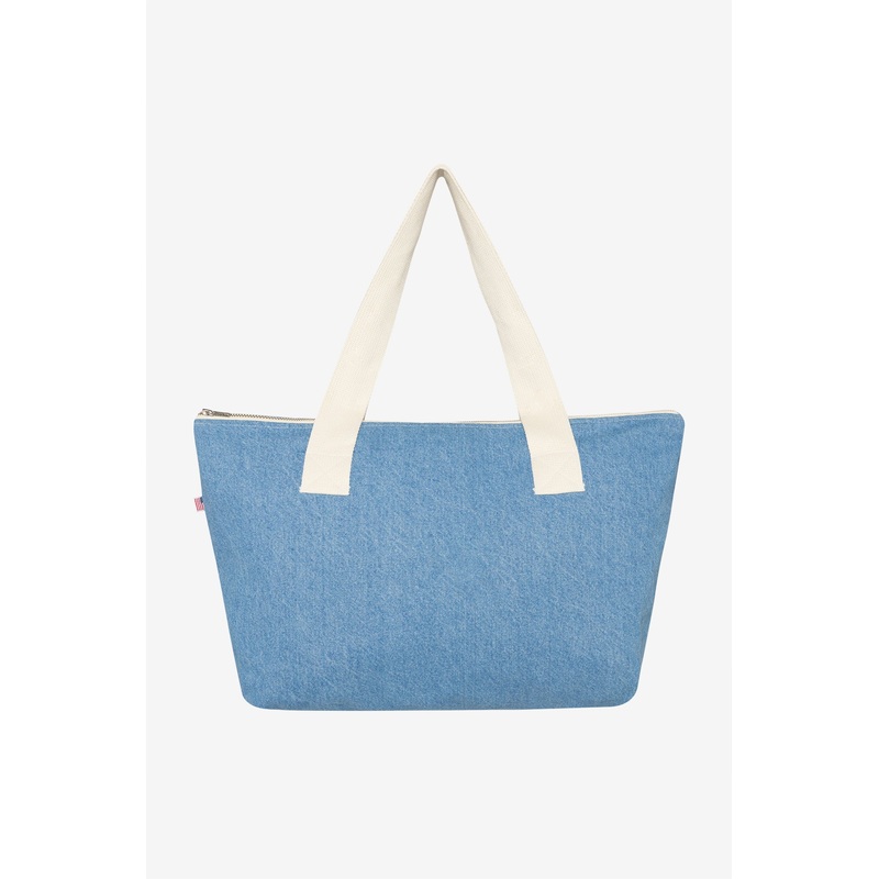 WD06 – Denim Carry All Zip Tote