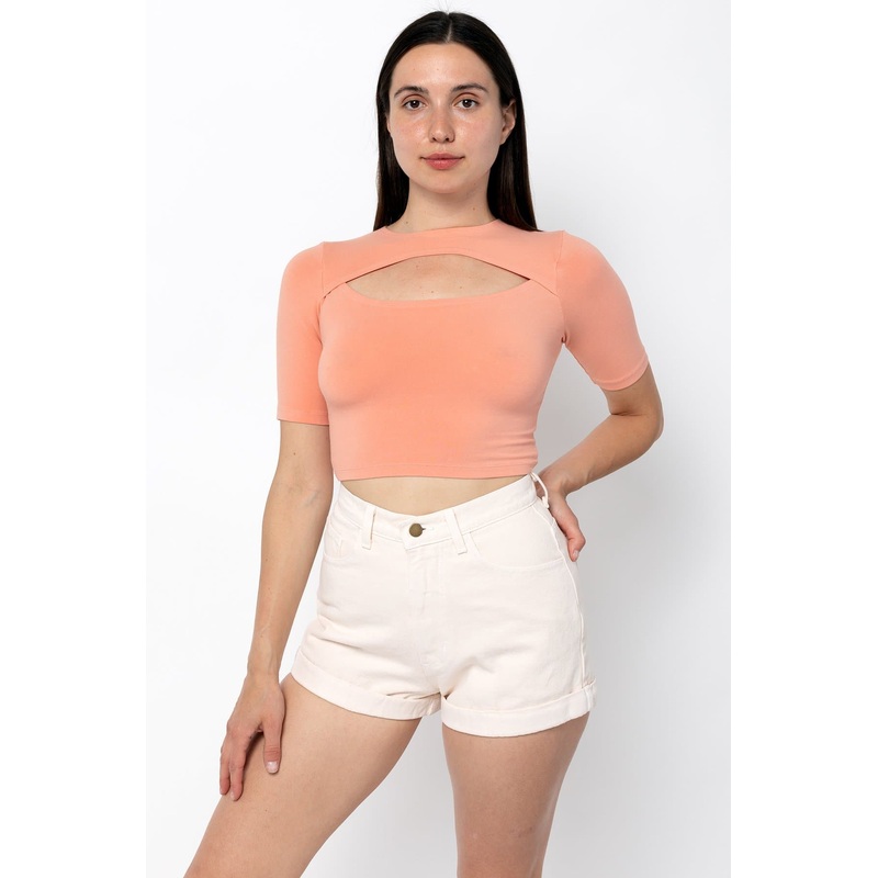 83071GD – Cut Out Crop Top