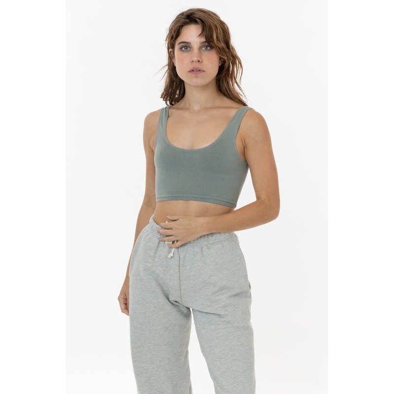 8383GD – Garment Dye Cotton Spandex Crop Tank