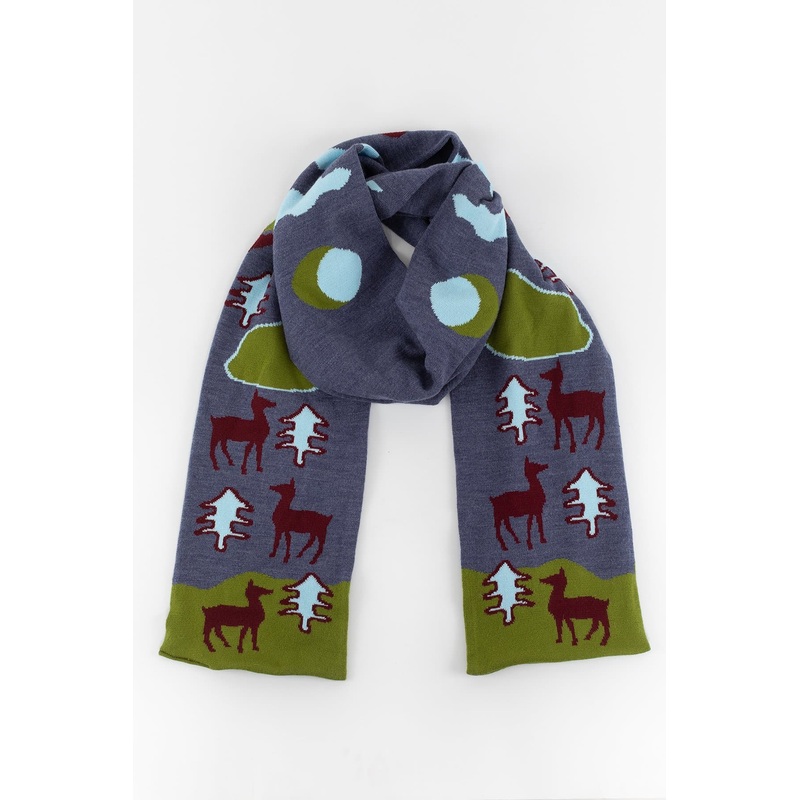 JQSCARF10 – Woodland Creature Scarf