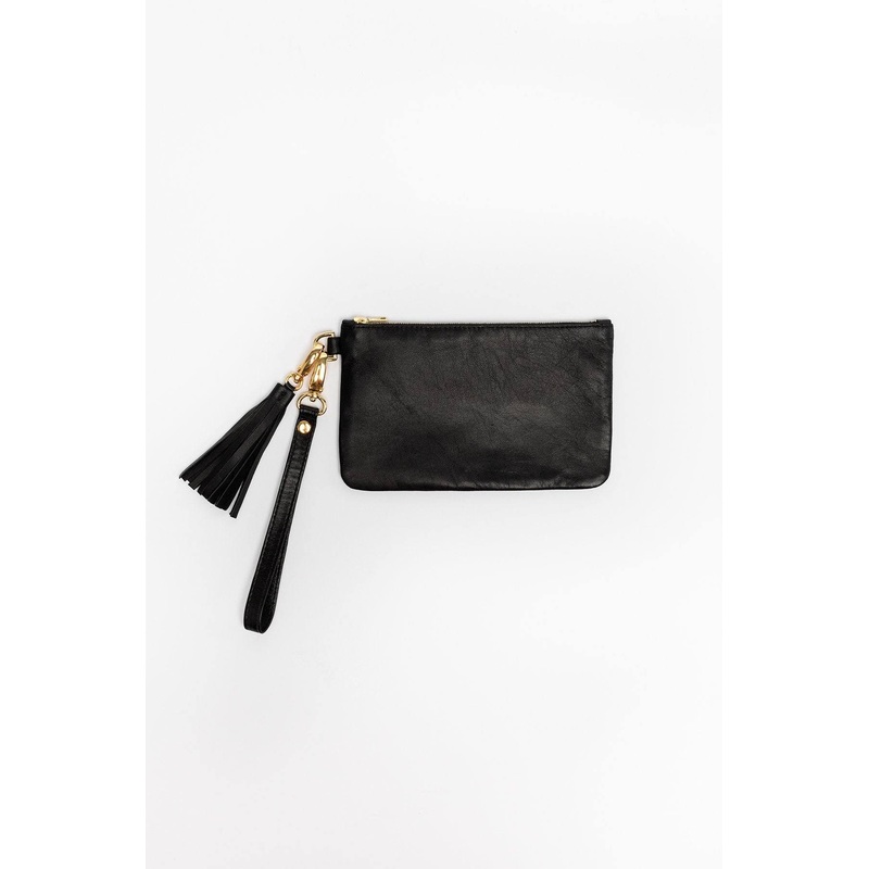 RLH3407 – The Leather Wristlet Zip Pouch