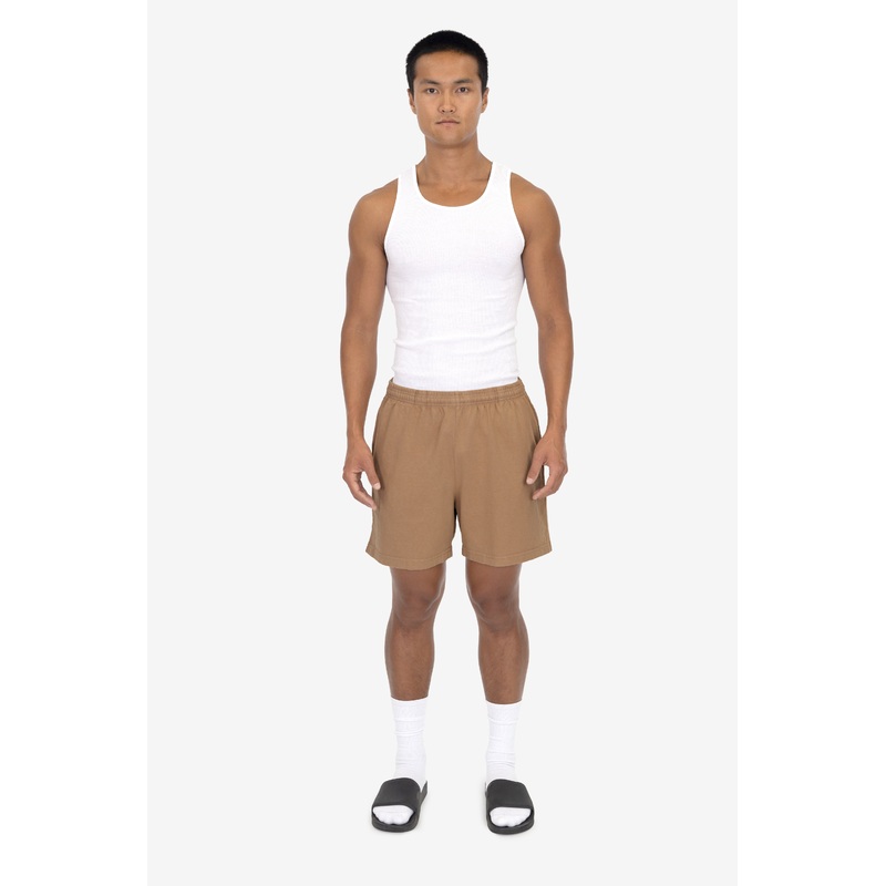 1242GD – Heavy Jersey Garment Dye Gym Shorts
