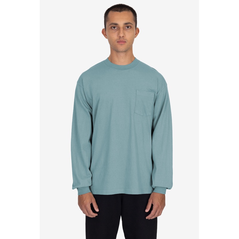 1810GD – Long Sleeve Garment Dye Pocket T-Shirt