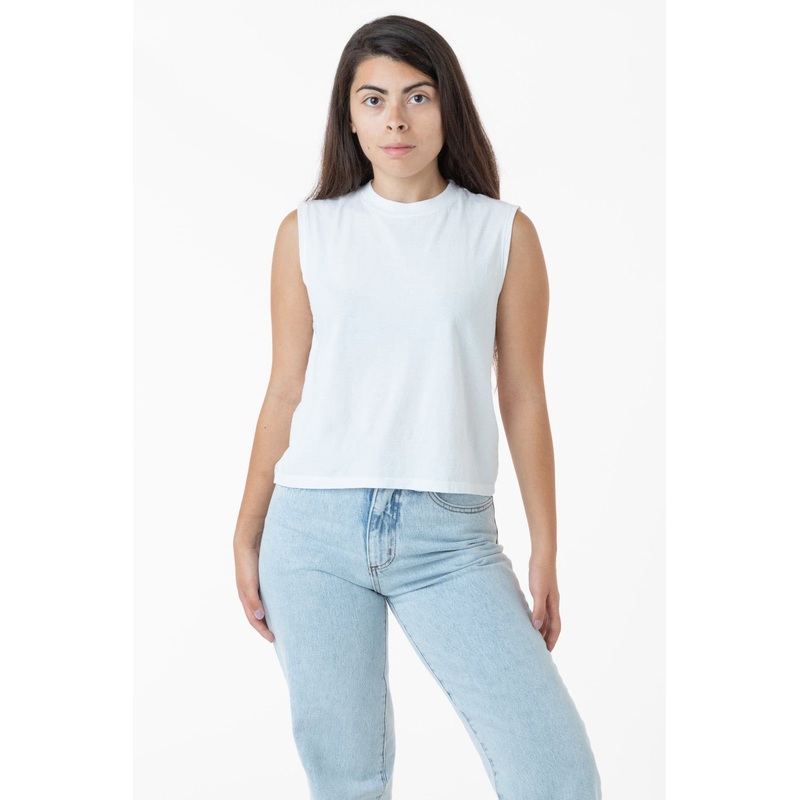 2865GD – Women’s Garment Dye Muscle Tank