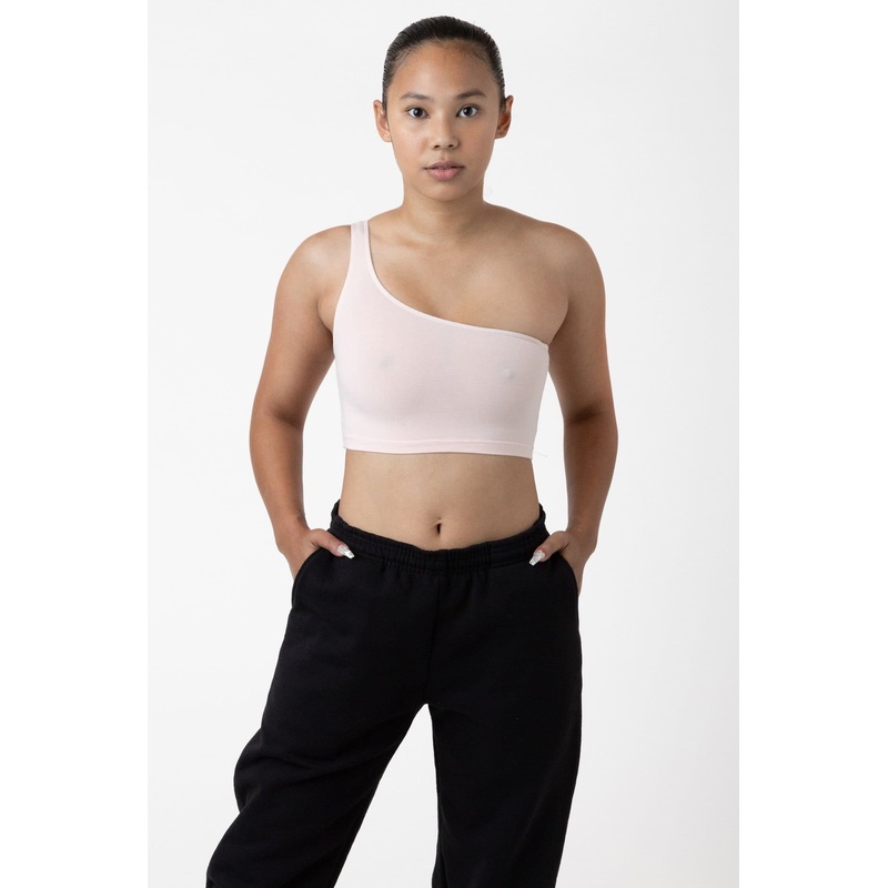 8389GD – Garment Dye One Shoulder Crop Top