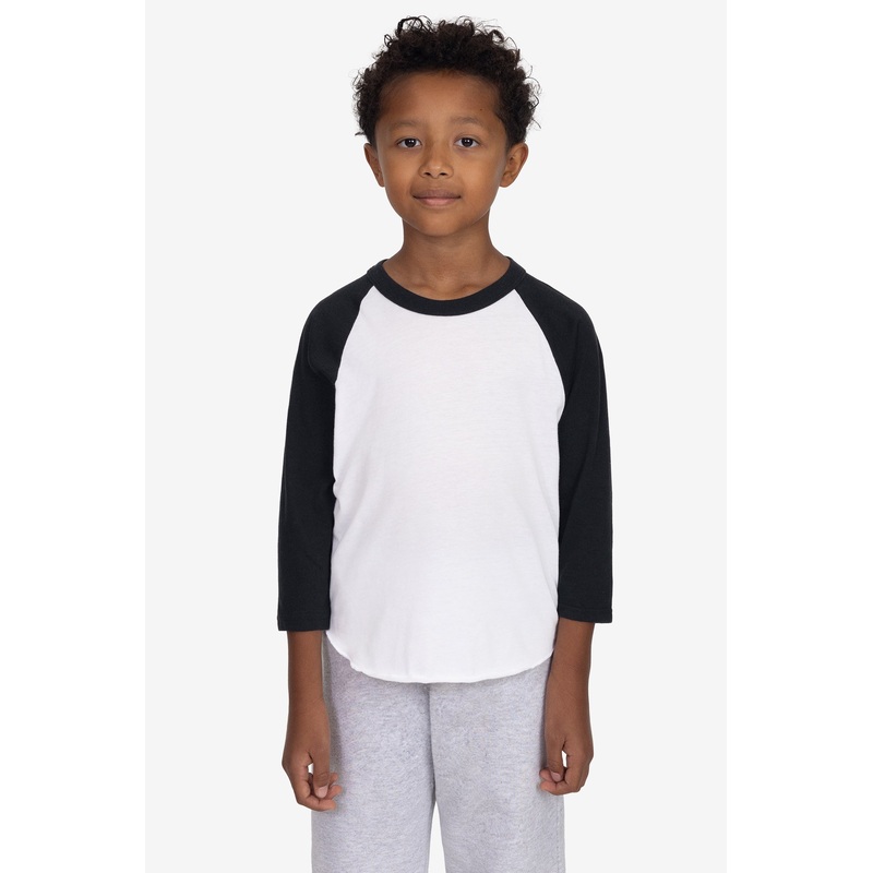 FF2053 – Youth 3/4 Sleeve Poly Cotton Raglan