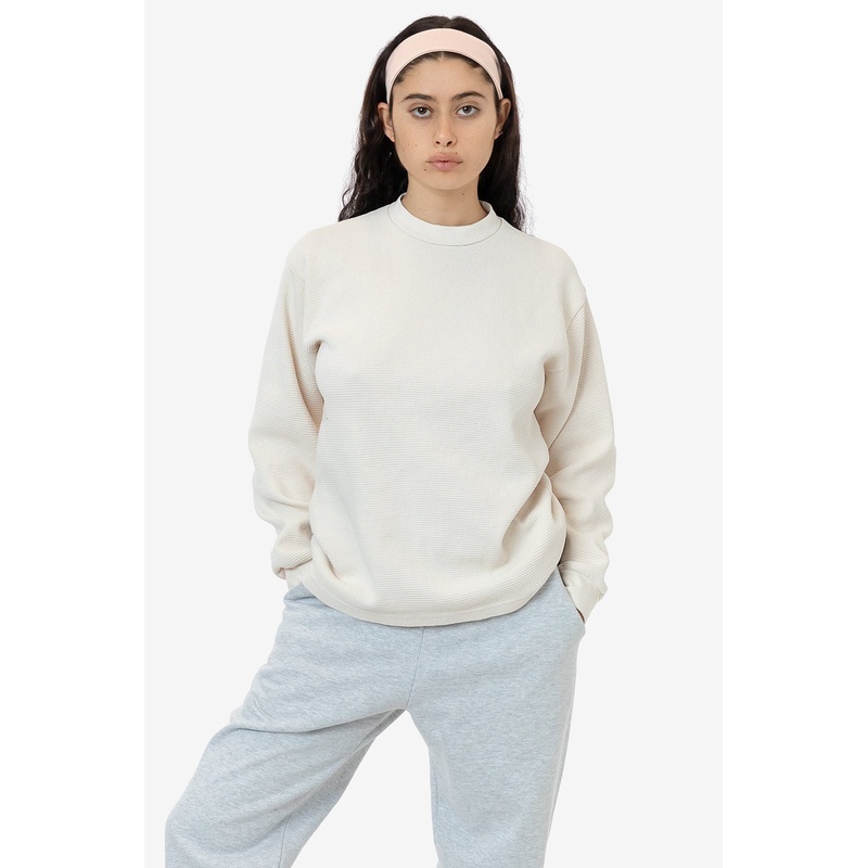 TX407GD Unisex – Long Sleeve Heavy Thermal Crew Neck