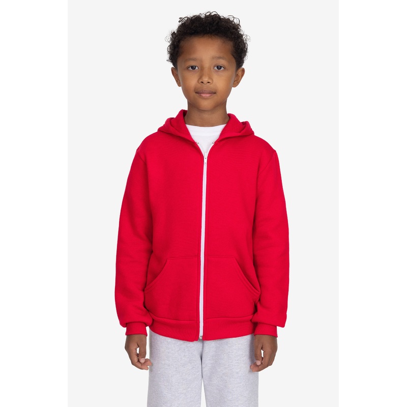 F2097 – Kids Poly Cotton Zip Hoodie