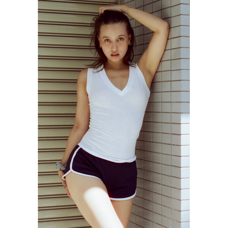 FF366 – Poly Cotton Sleeveless V Neck