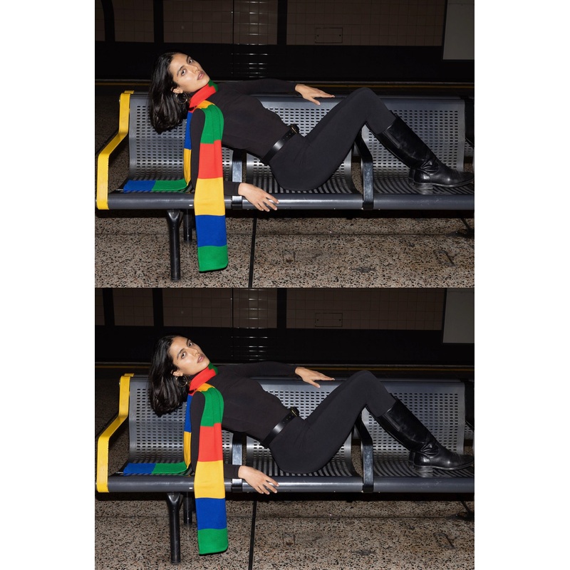 JQSCARF34 – Color Block Scarf