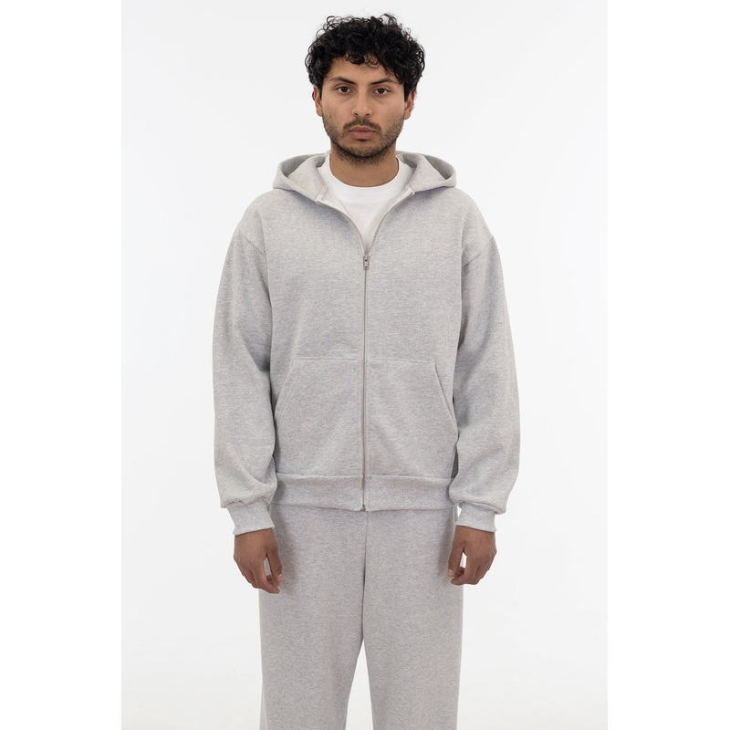 HF10 – Heavy Fleece Zip-Up Hoodie (Piece Dye)