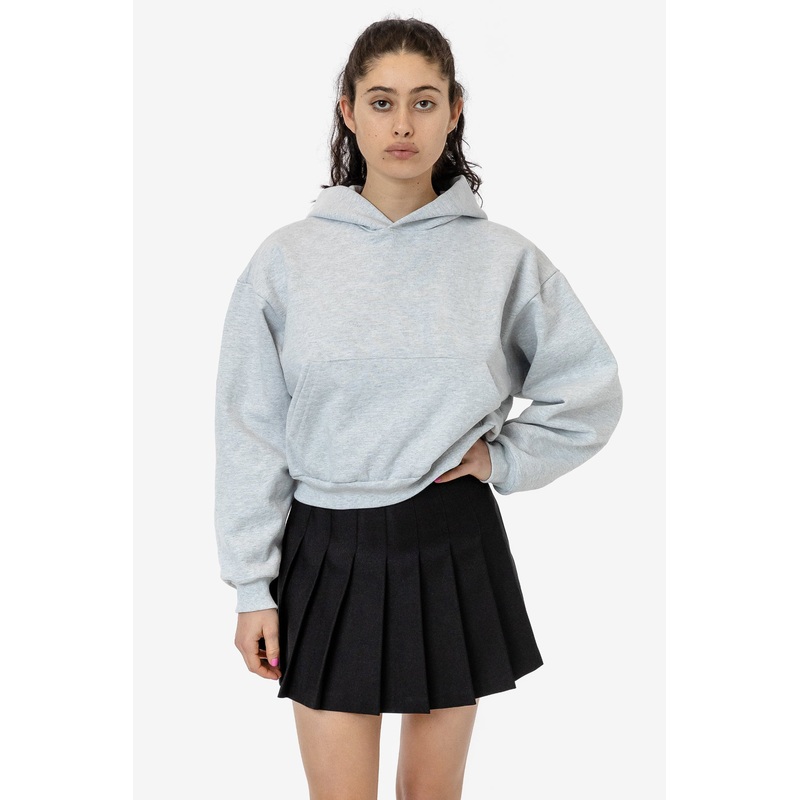 HF19 – Heavy Fleece Cropped Hoodie (Piece Dye)