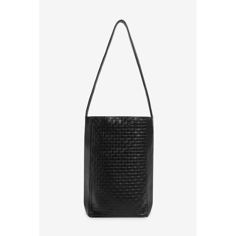RLH3482 – Woven Leather Slim Tote