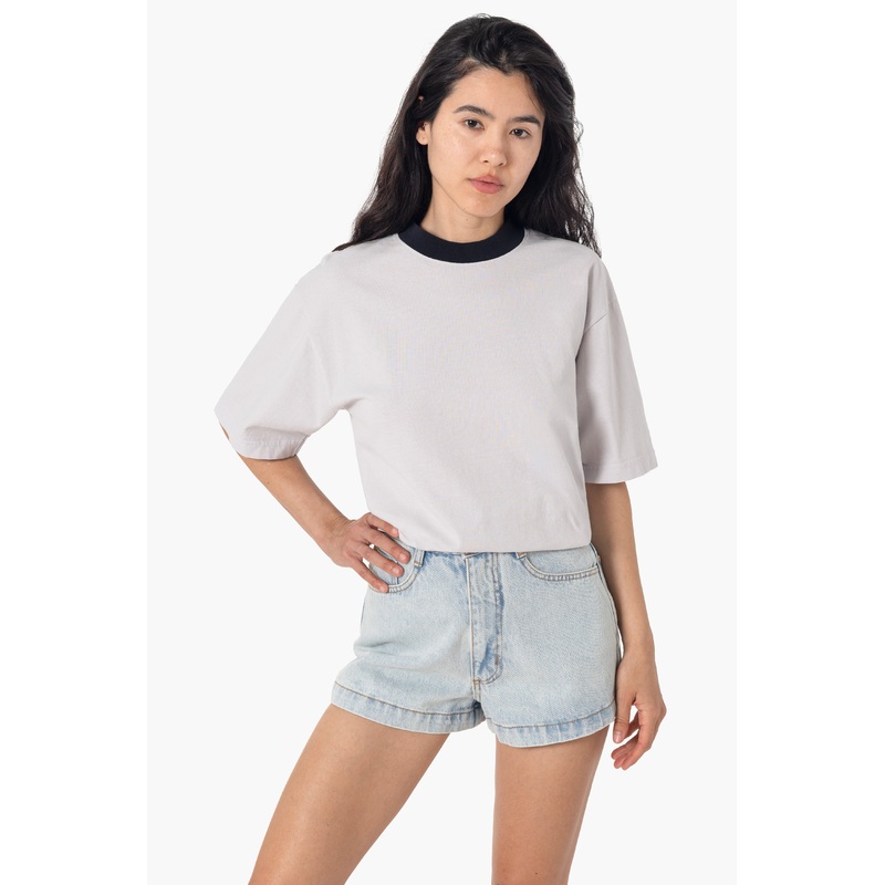 1801GD-RIN – 6.5oz Garment Dye Crew Neck Ringer T-Shirt