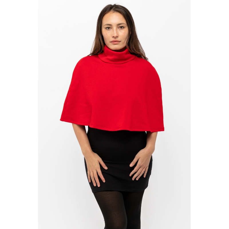 F370 – Flex Fleece Turtleneck Cape