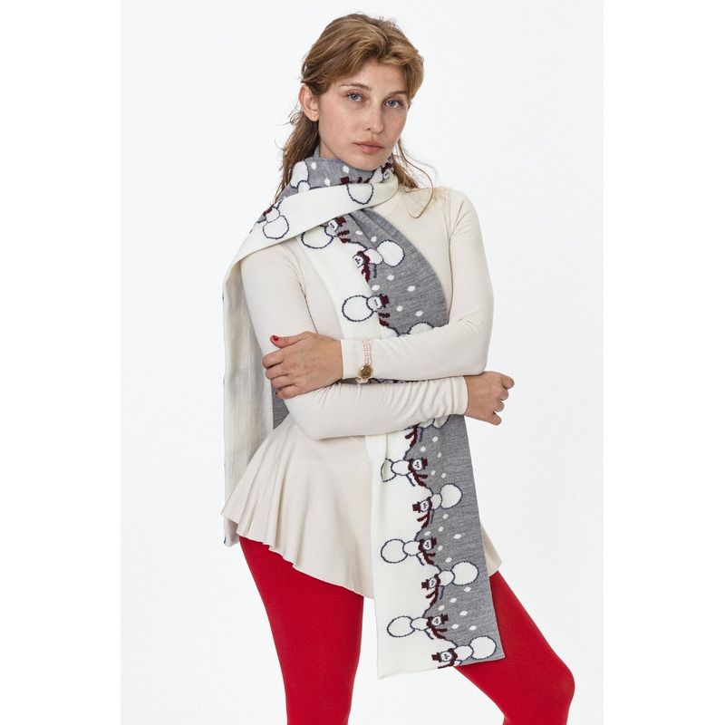 JQSCARF44 – Snowman Scarf