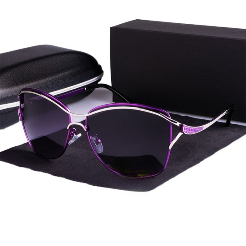 Polarized Sunglasses Luxury Fashion Ladies Vintage Brand Designer Female Driving Oversized Sun Glasses Oculos Gafas