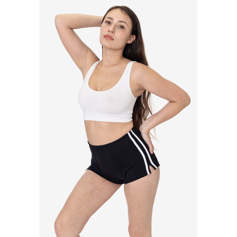 RNI3001 – Nylon Interlock Cheer Stripe Shorts