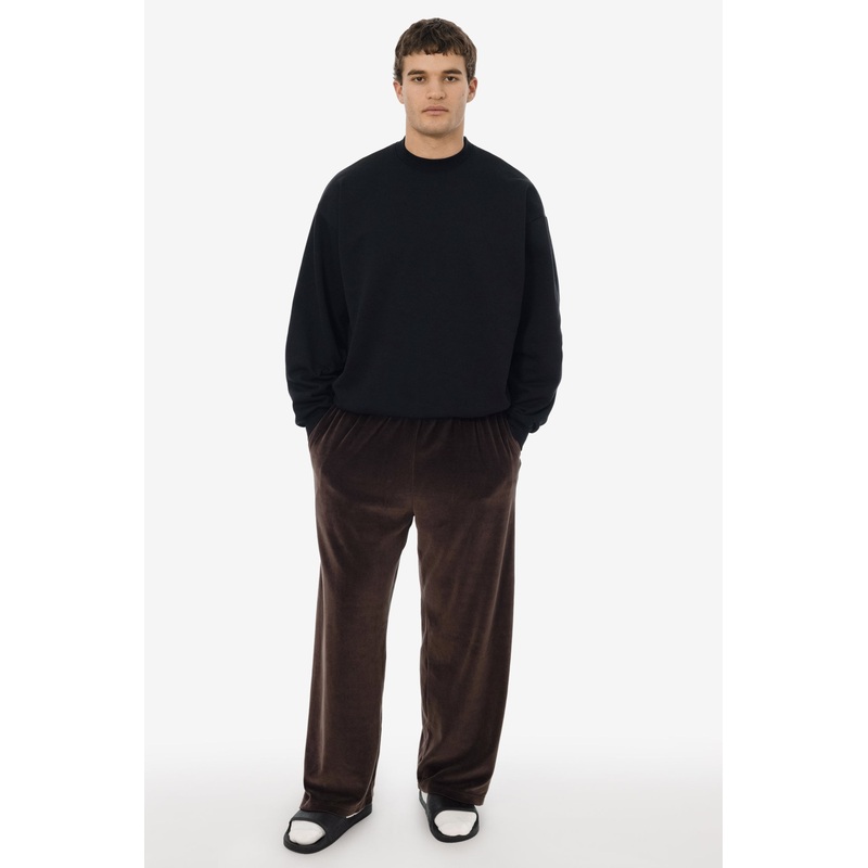 VLR445GD – Garment Dye Velour Open Bottom Sweatpants