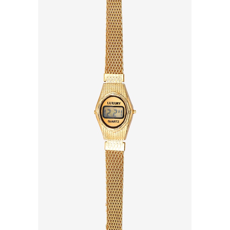 WCHRA56 – Tiny Oval Metal Mesh Luxury Watch