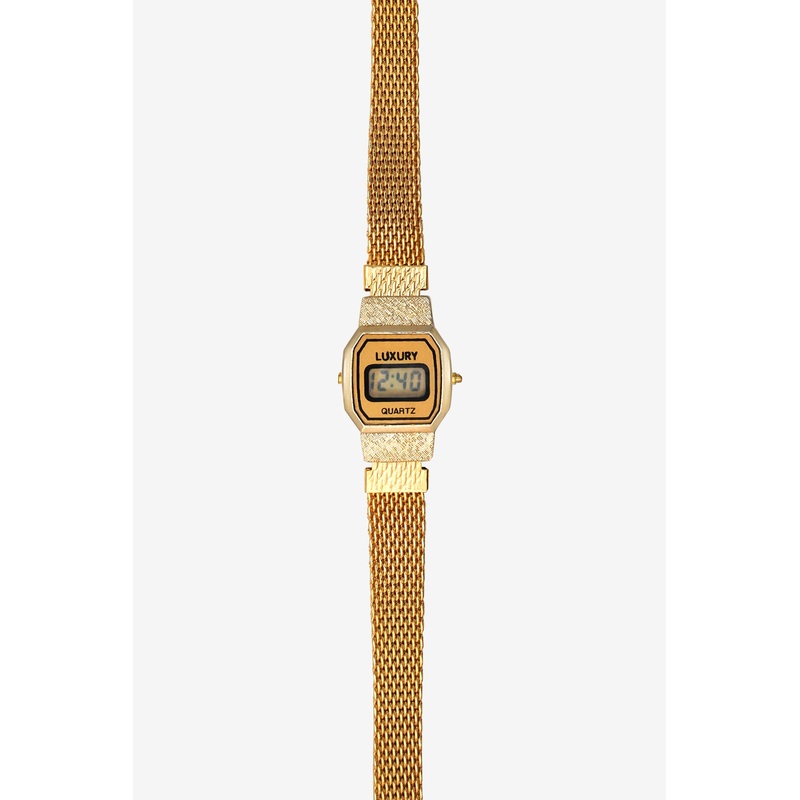 WCHRA62 – Tiny Square Metal Mesh Luxury Watch