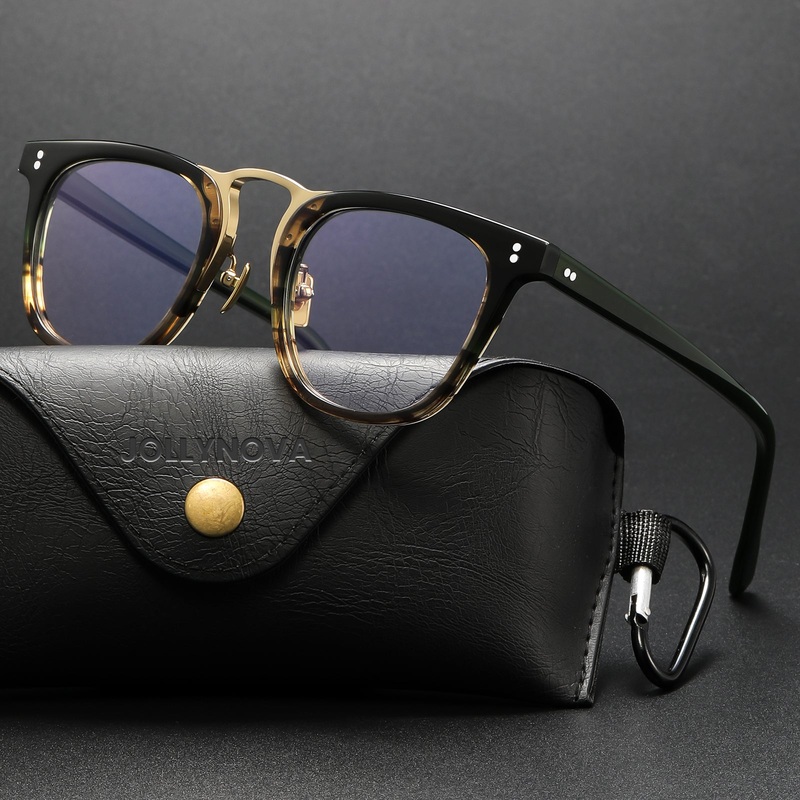 Hugh Retro Titanium Beam Glasses Frame