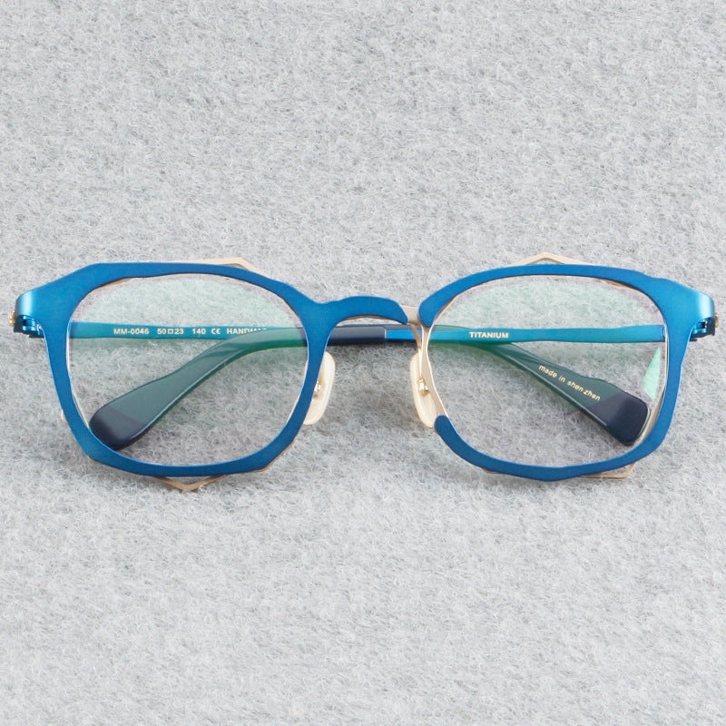Alian Personality Irregular Titanium Glasses Frame