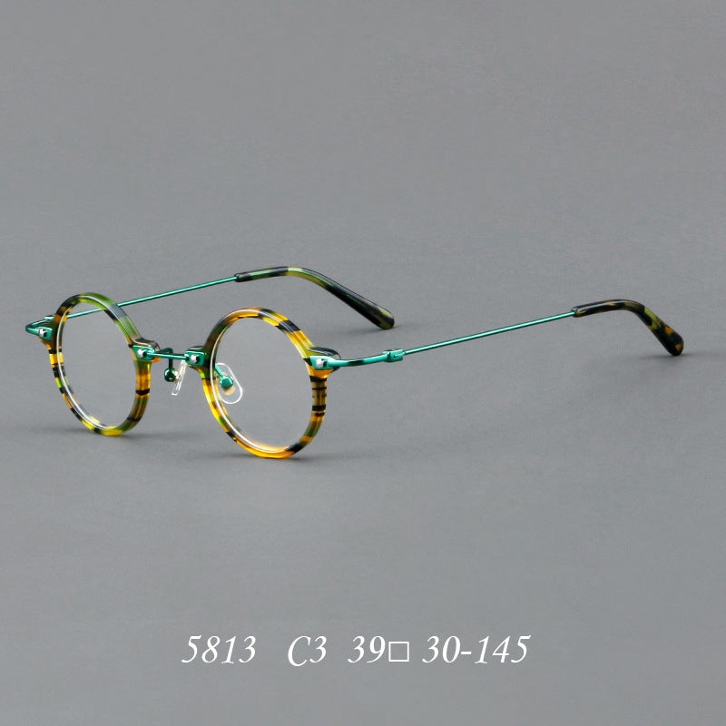 Botolf Vintage Round Acetate Glasses Frame
