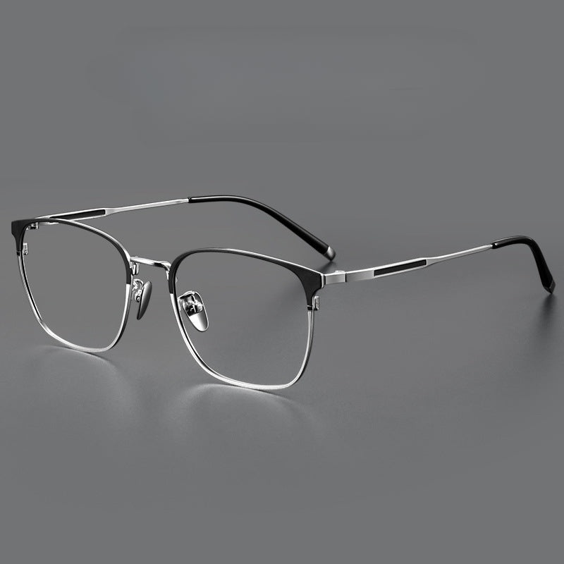Cruz Retro Titanium Square Glasses Frame