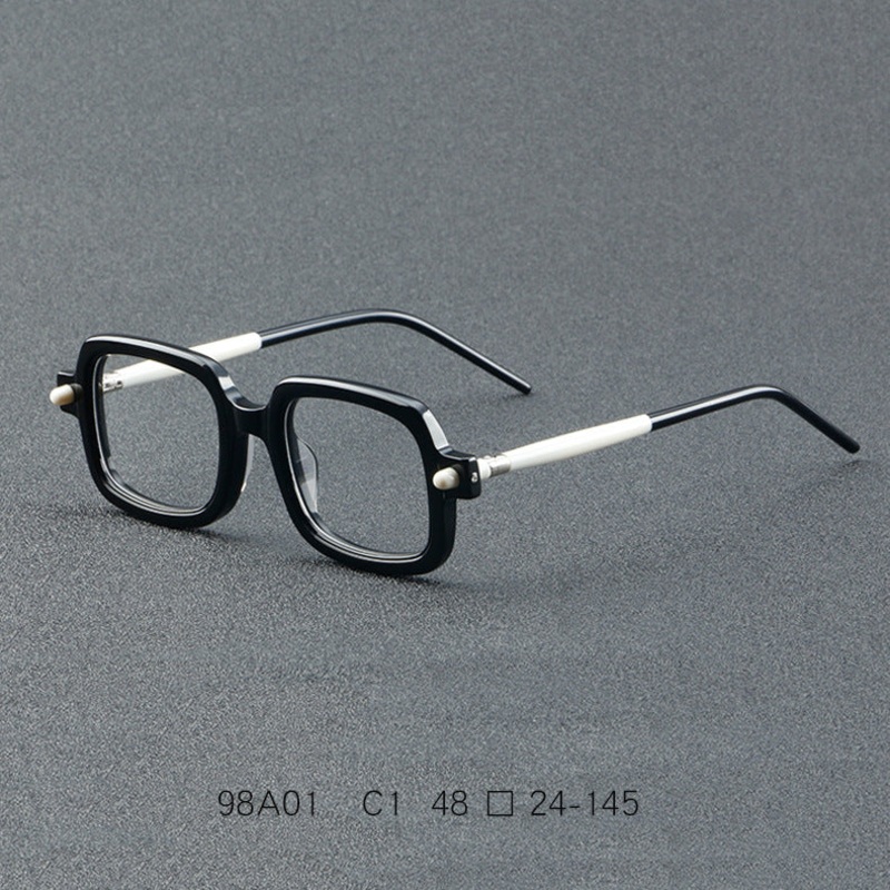 Debo Retro Square Acetate Glasses Frame
