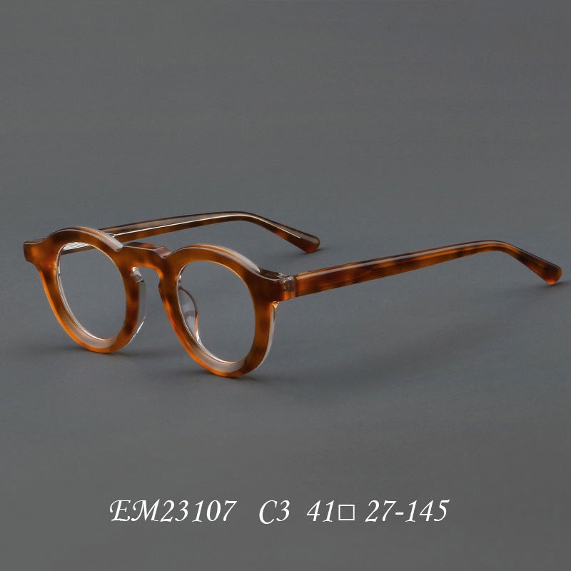 Goff Retro Round Acetate Glasses Frame