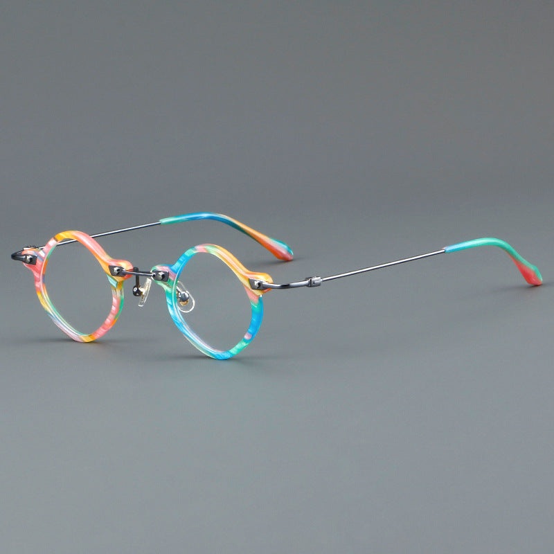 Logan Retro Geometric Glasses Frame