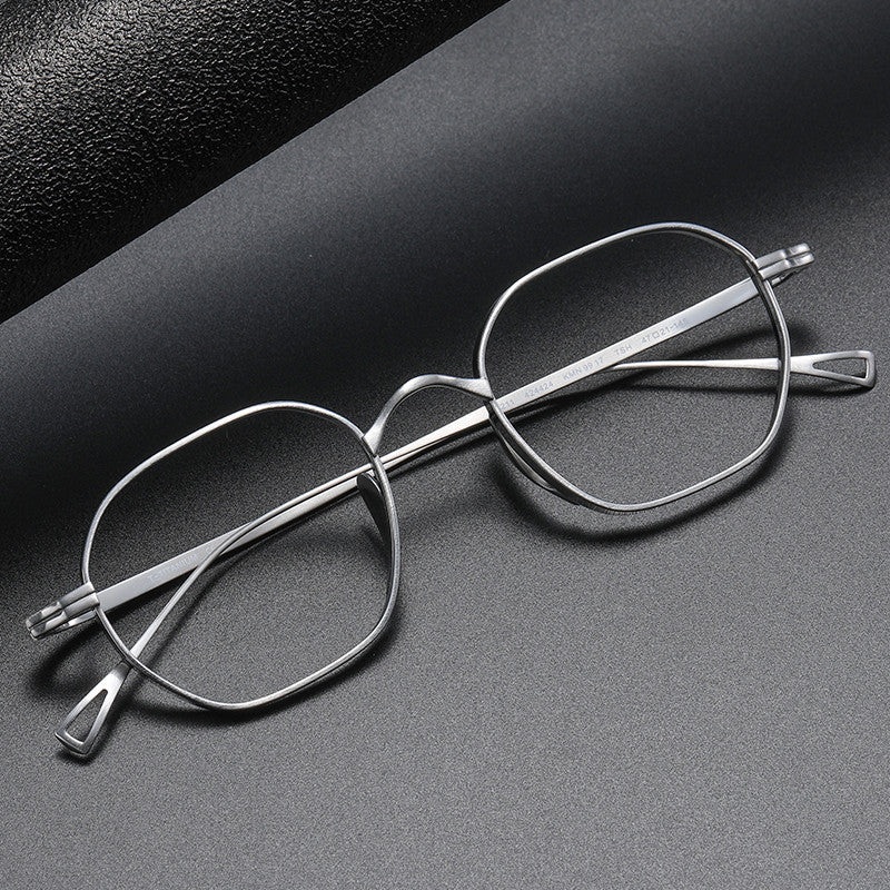 Niren Titanium Geometric Glasses Frame