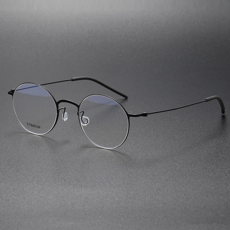 Orth Titanium Vintage Round Eyeglasses Frame